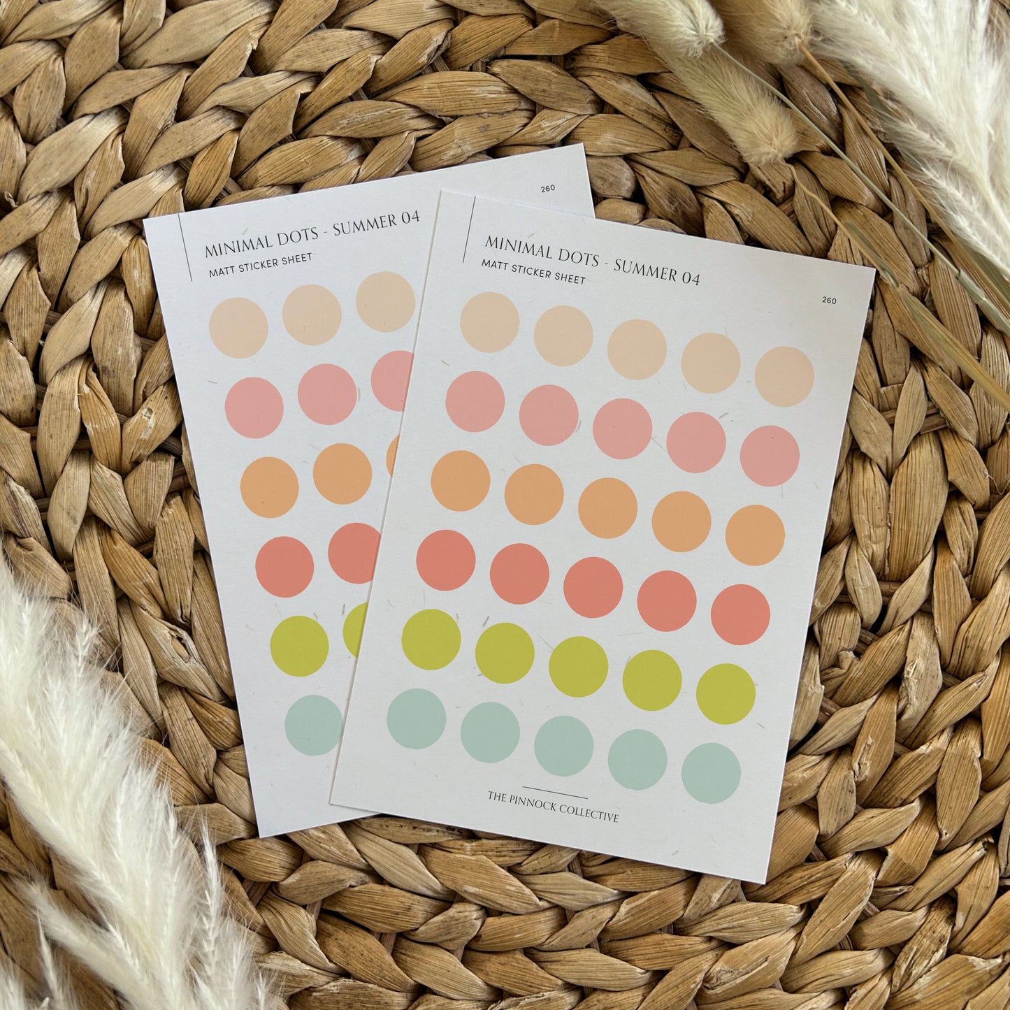 Summer Planner Dots Sticker Sheet