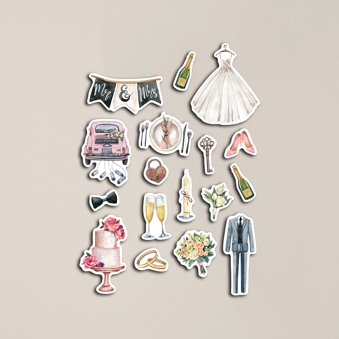 Wedding Sticker Sheet