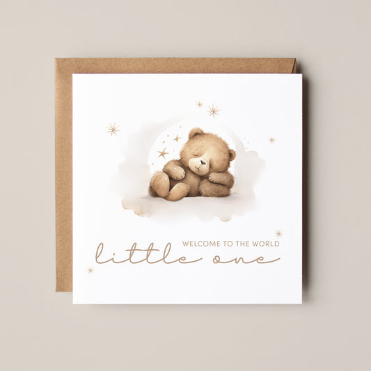 Welcome to the World - New baby Girl Card