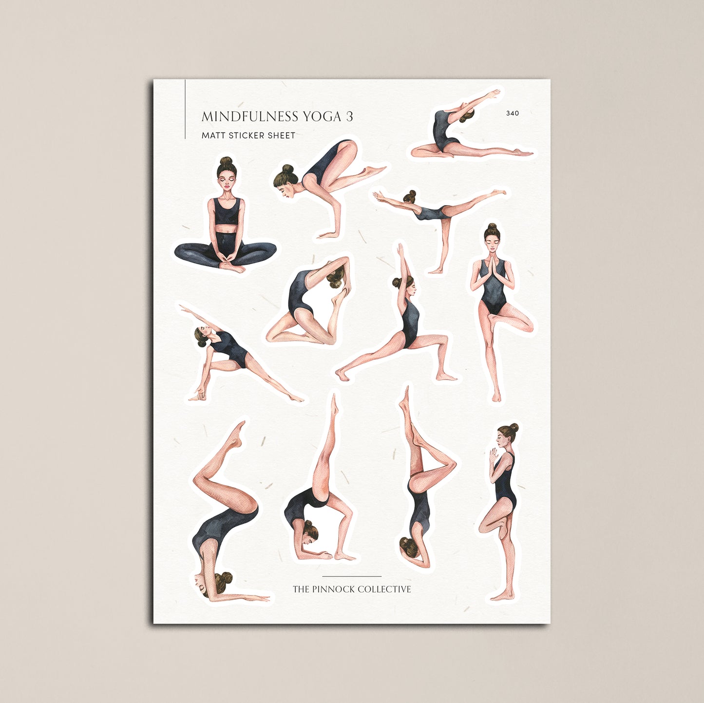 Mindfulness Yoga 03 Sticker Sheet